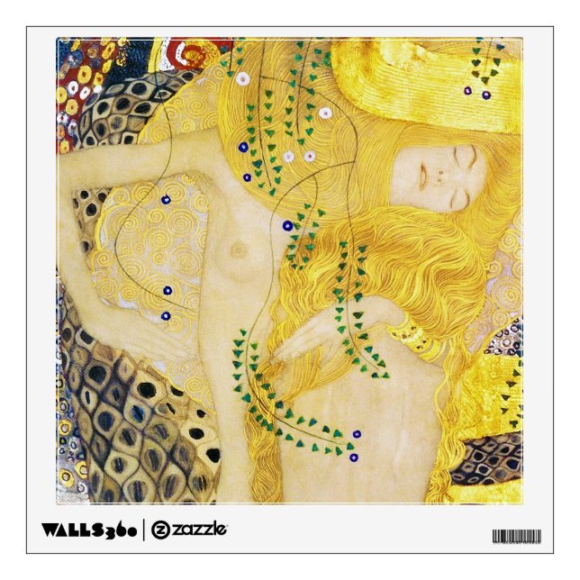The Hydra, Gustav Klimt Wall Decal (Front)