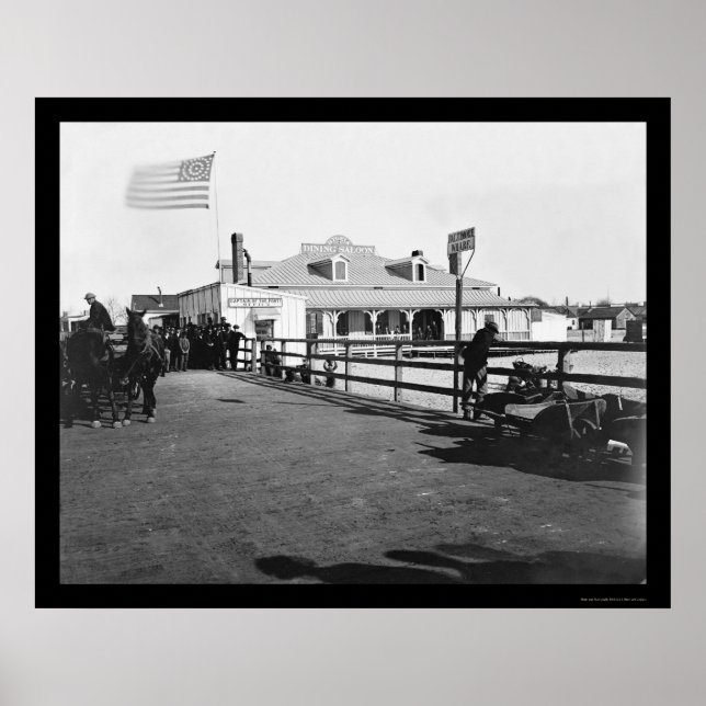 The Hygeia Dining Saloon at Fort Monroe 1864 Poster (Front)