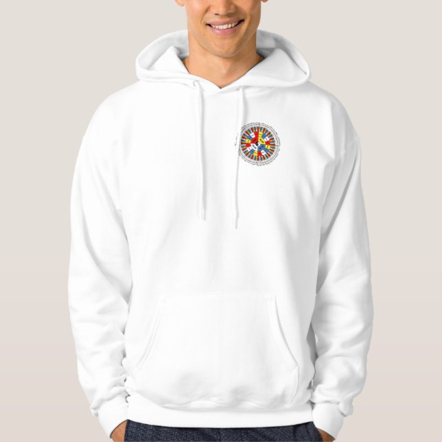 The I-Ching RNA & Sphere Mandala Hoodie (Front)