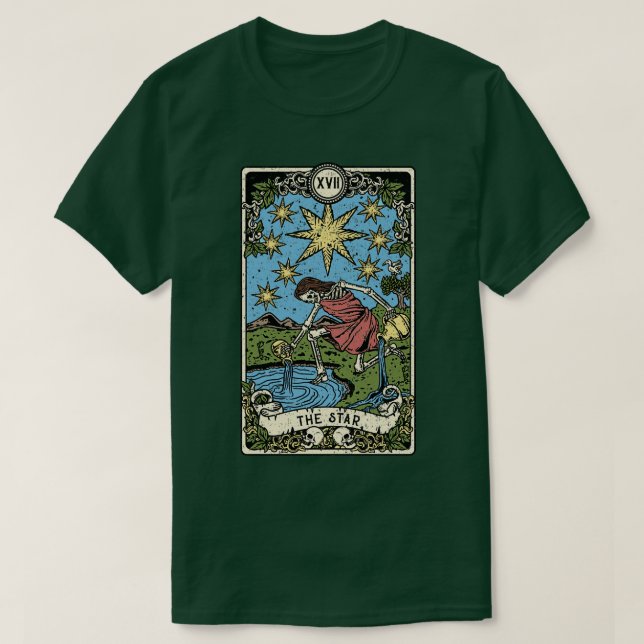 The I Gothic Tarot d I Fortune Teller T-Shirt (Design Front)
