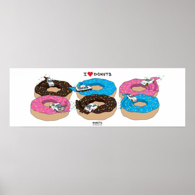 The "I Love Donuts" Collectors Poster (Front)