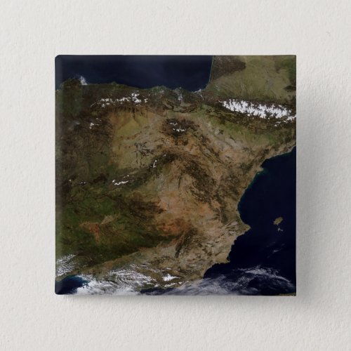 The Iberian Peninsula Pinback Button