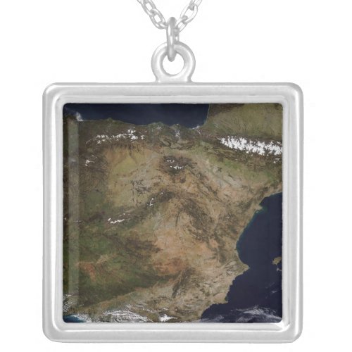 The Iberian Peninsula Silver Plated Necklace