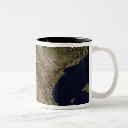 The Iberian Peninsula Two_Tone Coffee Mug