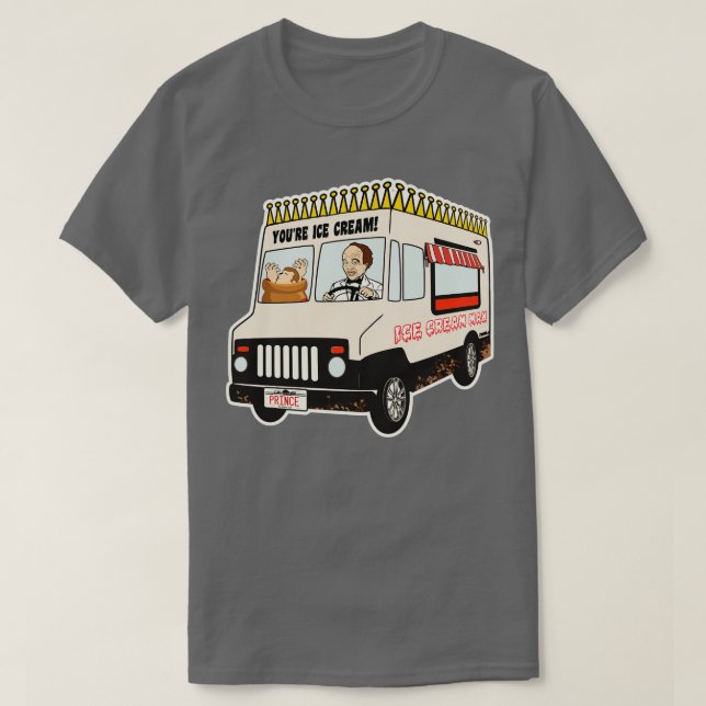 The Ice Cream Man Truck Clint Howard T-Shirt (Design Front)