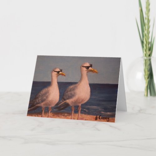 The Ice Cream Police Seagull _ Greeting Card