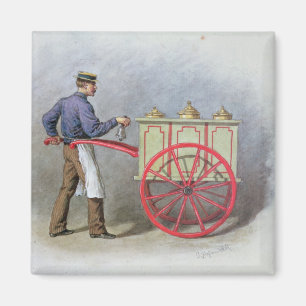The Ice Cream Seller, 1895 Magnet