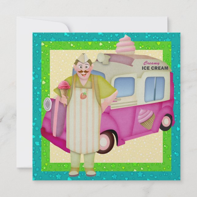 The Ice Cream Truck - SRF Invitation (Front)