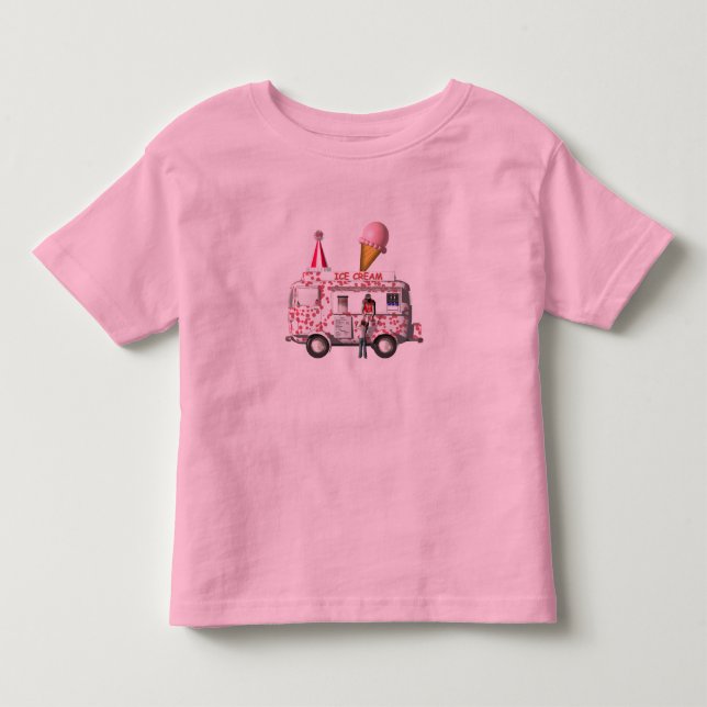 The Ice Cream Truck Toddler T-shirt (Front)