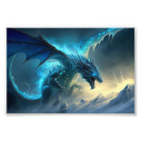 The Ice Dragon, Fantasy Art, Dragons, Sci-Fi