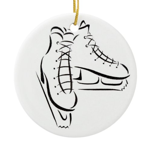 THE ICE SKATER'S CHRISTMAS ORNAMENT