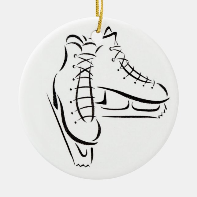 THE ICE SKATER'S CHRISTMAS ORNAMENT (Front)