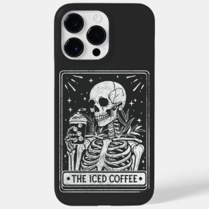 The Iced Coffee Skeleton Halloween Coffee Lover Case-Mate iPhone 14 Pro Max Case