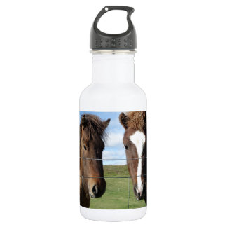 The Icelandic Horse - A Real Friend Water Bottle