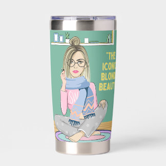 THE ICONEC BLONDE BEAUTY INSULATED TUMBLER
