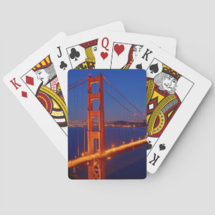 The iconic bridge with San Francisco Poker Cards