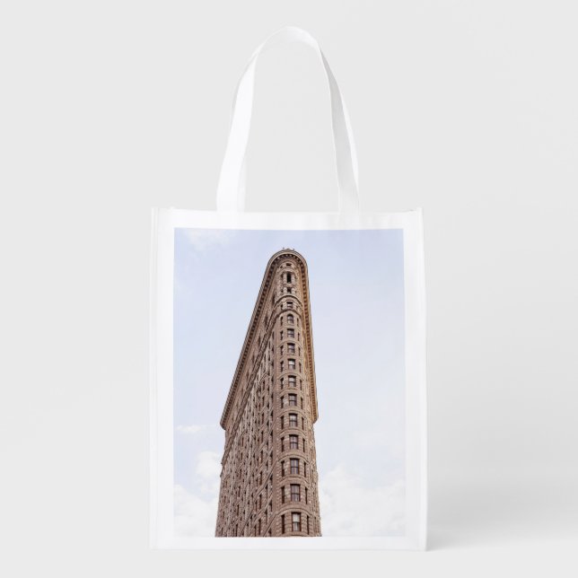 the iconic flatiron building grocery bag (Front)