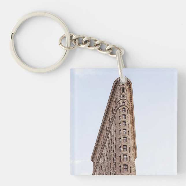 the iconic flatiron building keychain (Front)