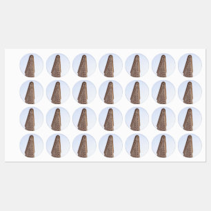 the iconic flatiron building labels