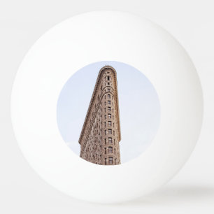 the iconic flatiron building ping pong ball