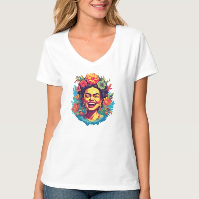 The iconic Frida Kahlo  T-Shirt (Front)
