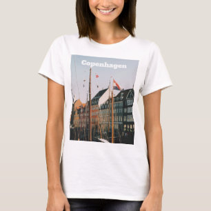 The iconic Nyhavn, Copenhagen, Denmark T-Shirt