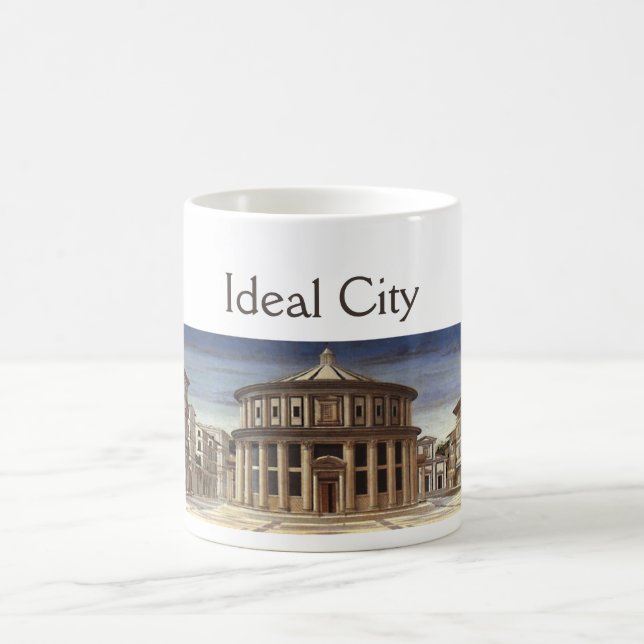 THE IDEAL CITY /RENAISSANCE ARCHITECTURE,ARCHITECT COFFEE MUG (Center)