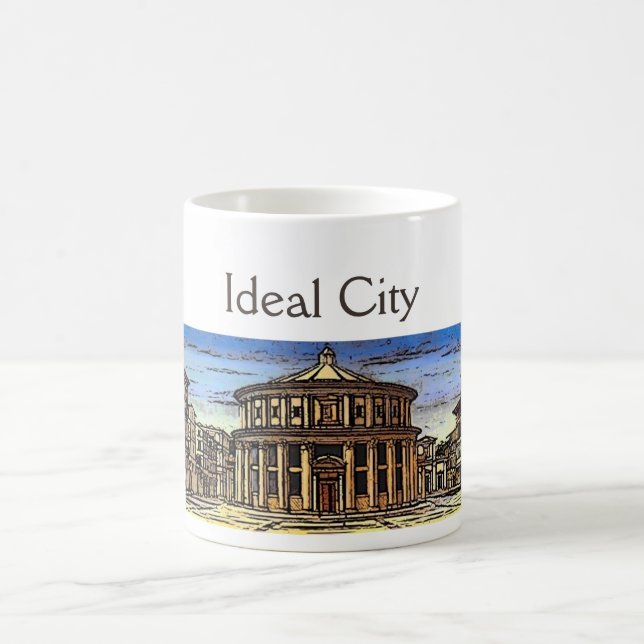 THE IDEAL CITY /RENAISSANCE ARCHITECTURE,ARCHITECT COFFEE MUG (Center)