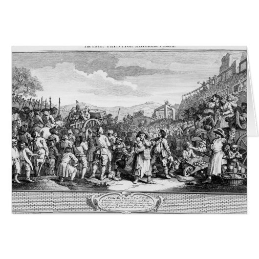 The Idle 'Prentice Executed at Tyburn Cards (Front Horizontal)