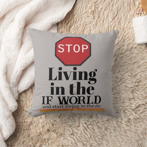 The IF World Throw Pillow