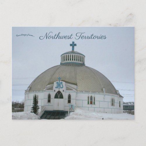 The Igloo Church Northwest Territories Canada Postcard