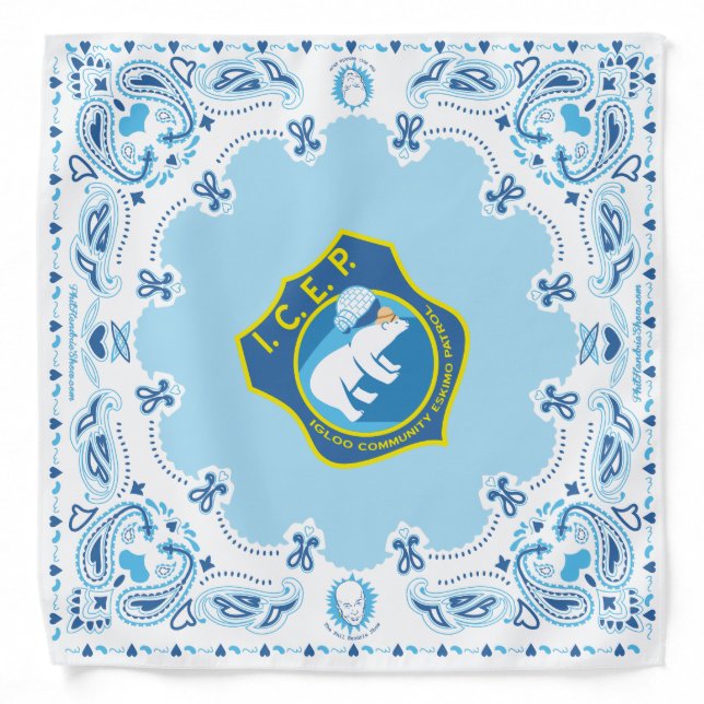 The Igloo Community Eskimo Patrol (ICEP) Bandana (Front)