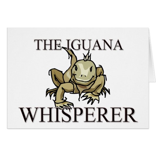 The Iguana Whisperer Cards (Front Horizontal)
