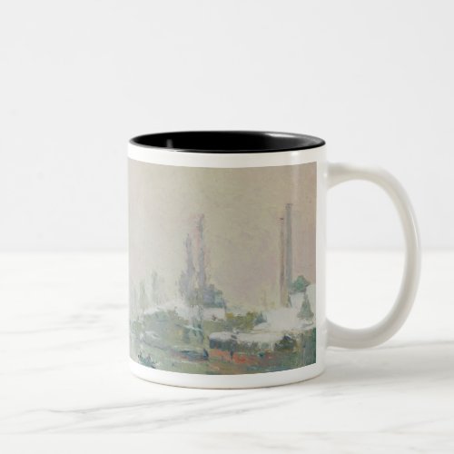 The Ile Lacroix under Snow 1893 Two_Tone Coffee Mug