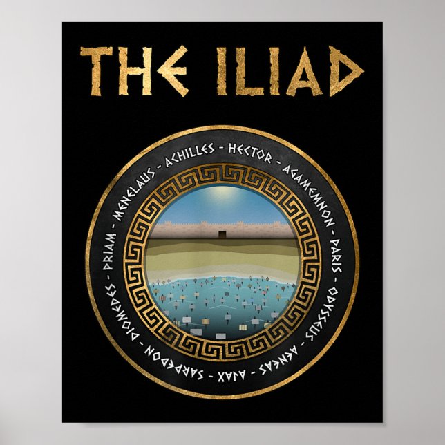 The Iliad Heroes Of The Trojan War  Poster (Front)