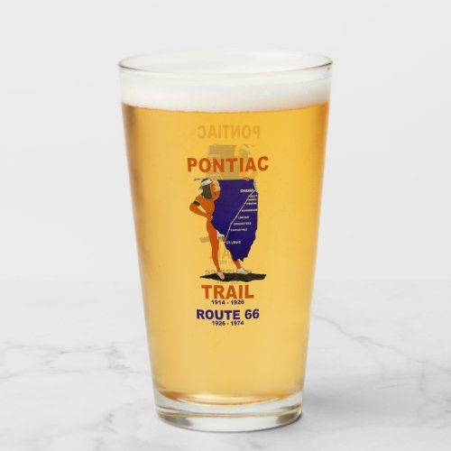 The Illinois Pontiac Trail before Route 66 Glass