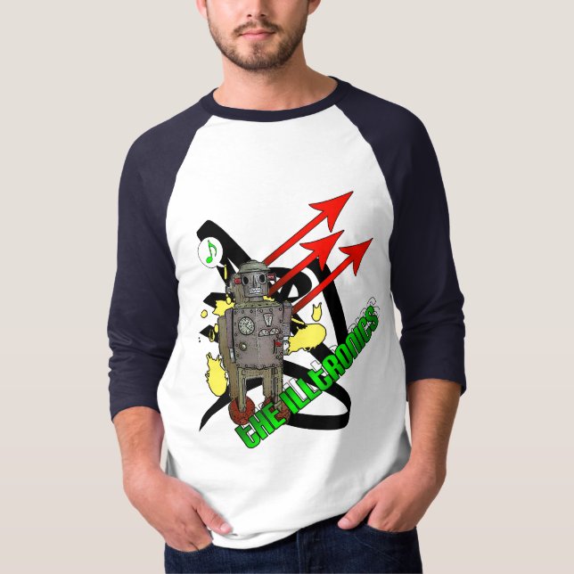 The Illtronics Music Robot T-Shirt (Front)