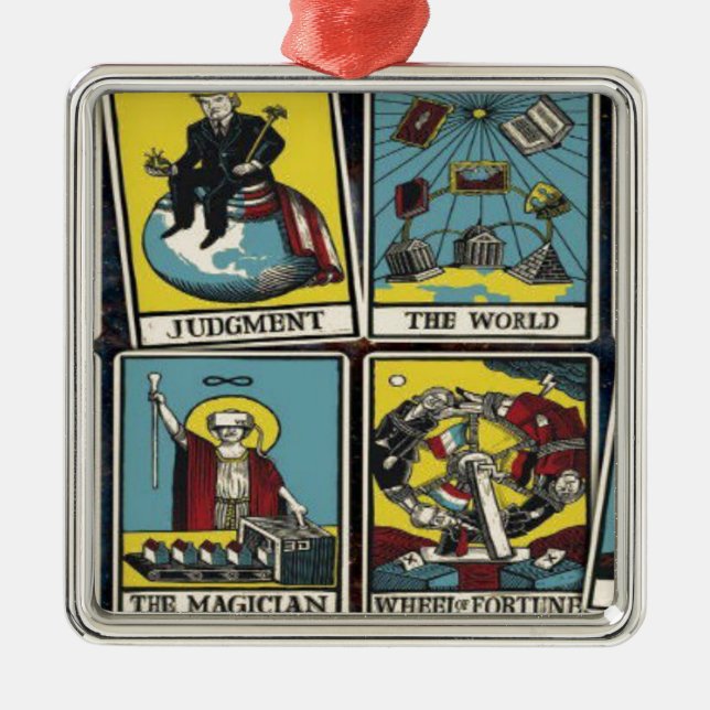 THE ILLUMINATI CARD GAME METAL ORNAMENT (Front)