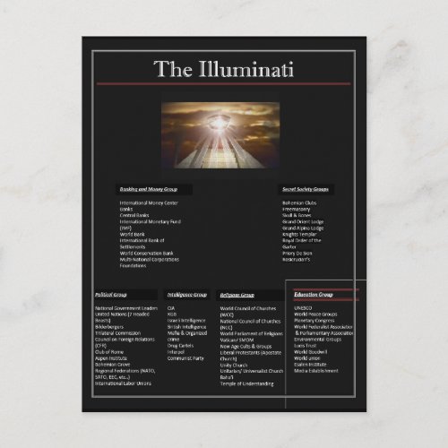 The Illuminati Postcard