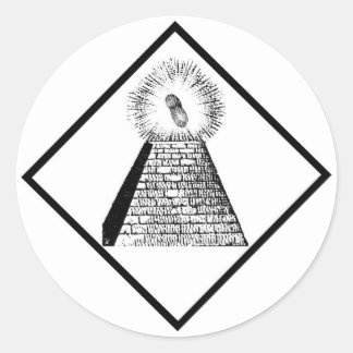 The Illuminutty Classic Round Sticker