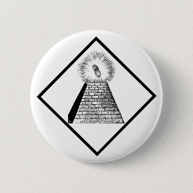 The Illuminutty Pinback Button (Front)