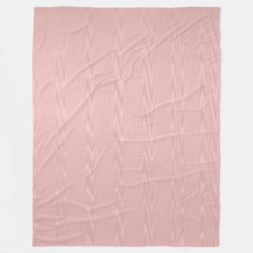 The Illusion of Pink Moir Fleece Blanket