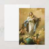 The Immaculate Conception by Giovanni B. Tiepolo (Front/Back)