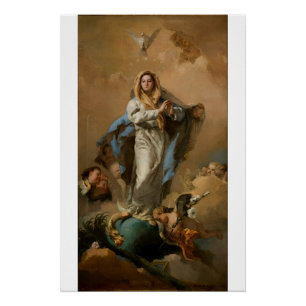 The Immaculate Conception by Giovanni Tiepolo Poster