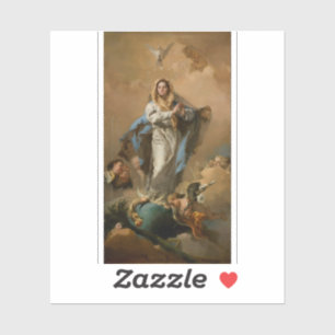 The Immaculate Conception by Giovanni Tiepolo Sticker