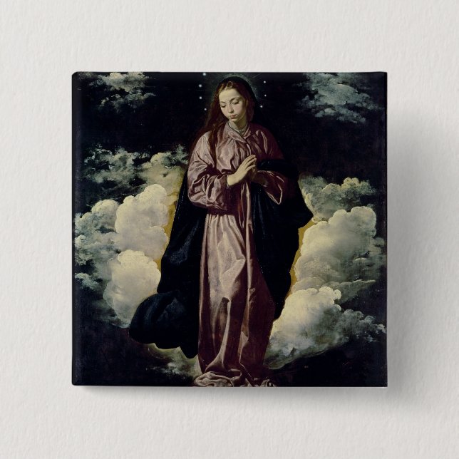The Immaculate Conception, c.1618 Pinback Button (Front)