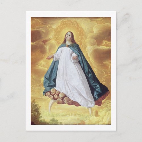 The Immaculate Conception c1628_30 oil on canva Postcard