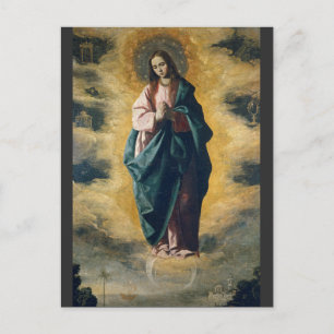 The Immaculate Conception Celestial Radiance Art Postcard