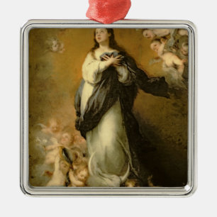 The Immaculate Conception Metal Ornament