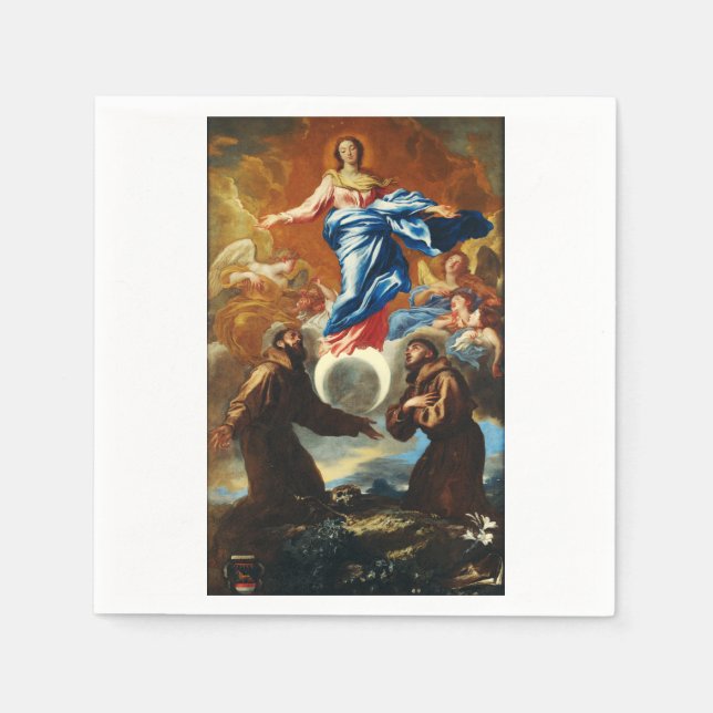 The Immaculate Conception of Virgin Mary Napkins (Front)